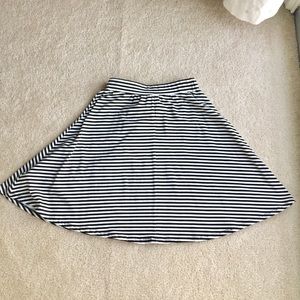 Striped skirt